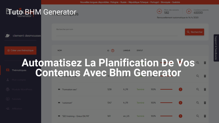 Automatisez La Planification De Vos Contenus Avec Bhm Generator